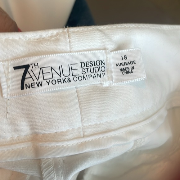 New York and Company 7th Ave Design Studio Straight Leg Pant - Picture 3 of 5